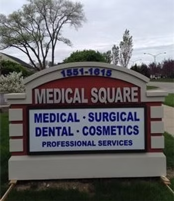 Medical, surgical, dental, and cosmetics sign