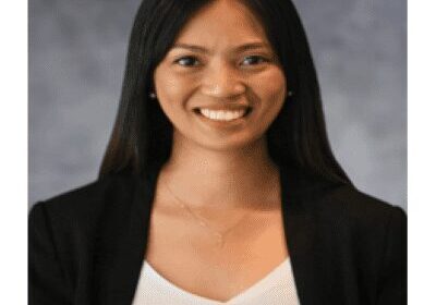 Smiling woman in business attire